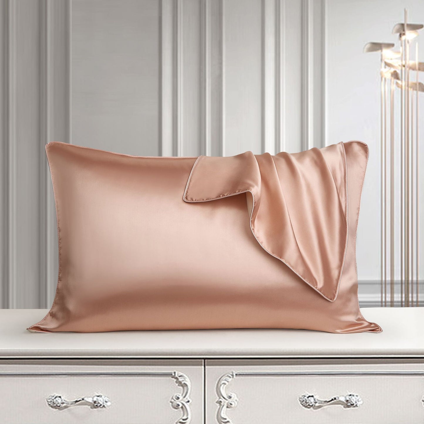 100% Mulberry Silk Pillowcase – Smooth Luxury Bedding Pillow Slip