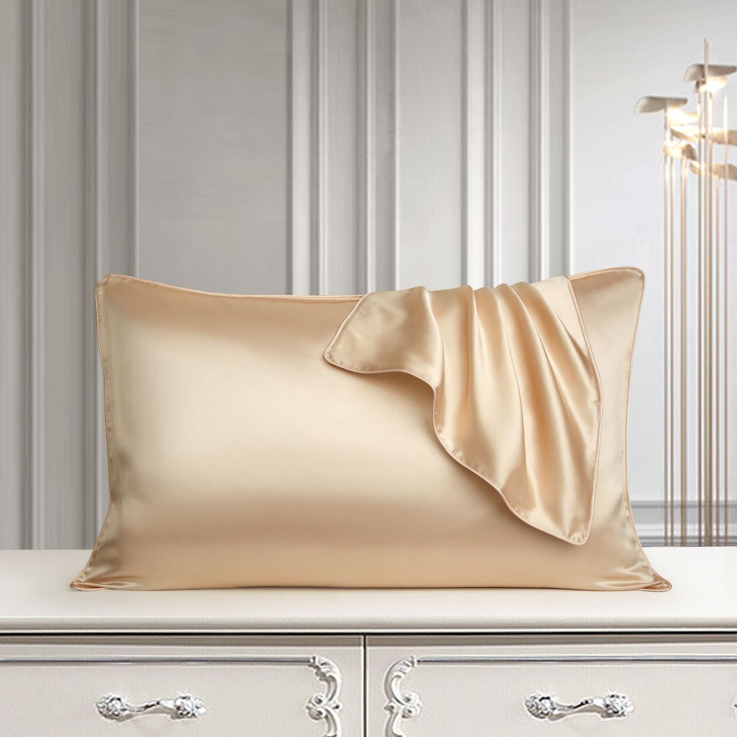 100% Mulberry Silk Pillowcase – Smooth Luxury Bedding Pillow Slip