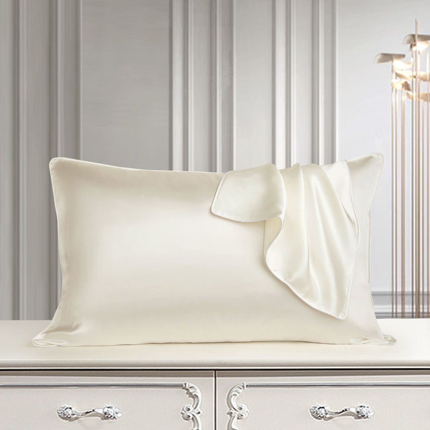 100% Mulberry Silk Pillowcase – Smooth Luxury Bedding Pillow Slip