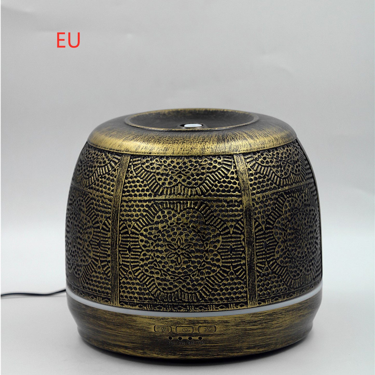 Luxury Vintage Aromatherapy Diffuser – Essential Oil Humidifier with Elegant Carved Design
