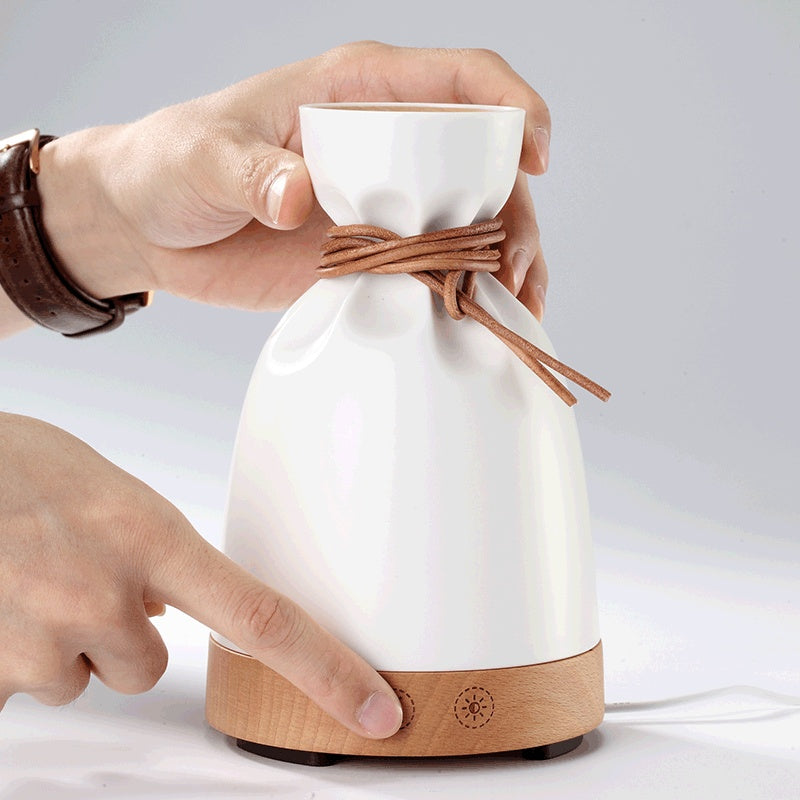 Luxury Aromatherapy Diffuser Lamp – Essential Oil Humidifier with Soft Ambient Light