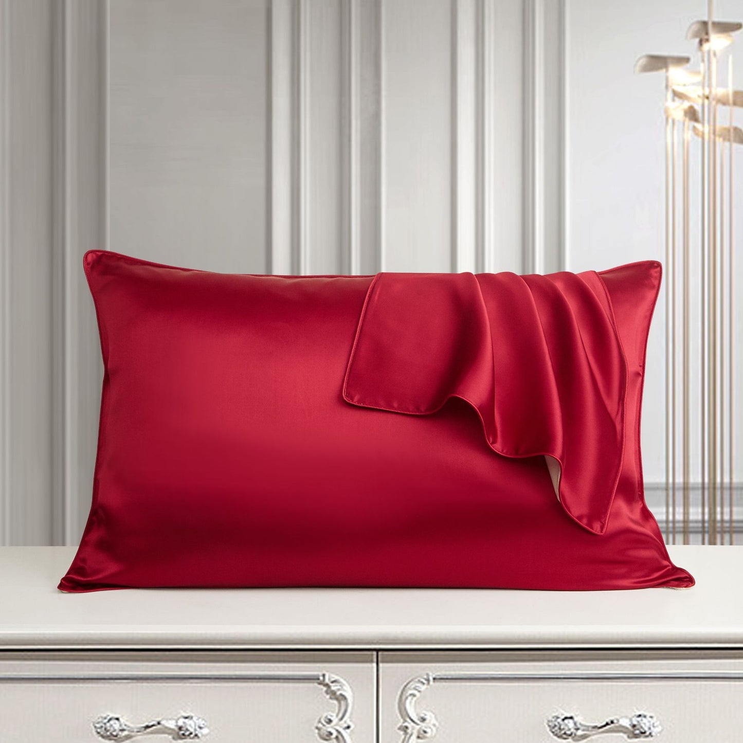 100% Mulberry Silk Pillowcase – Smooth Luxury Bedding Pillow Slip