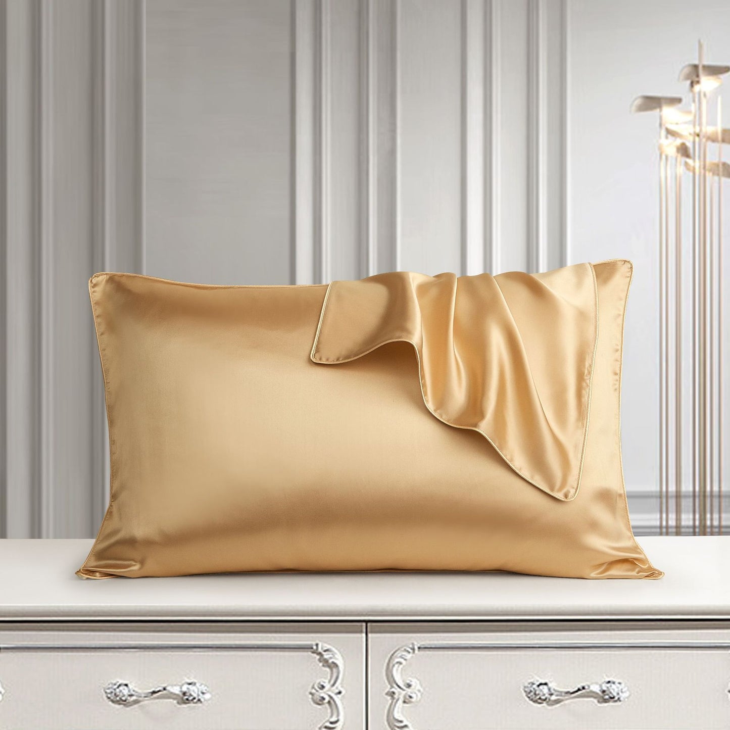 100% Mulberry Silk Pillowcase – Smooth Luxury Bedding Pillow Slip