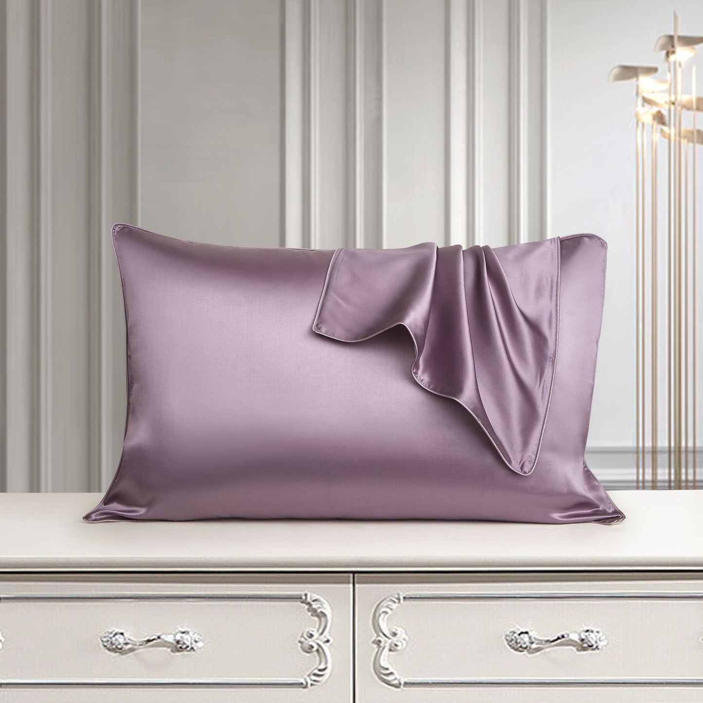 100% Mulberry Silk Pillowcase – Smooth Luxury Bedding Pillow Slip