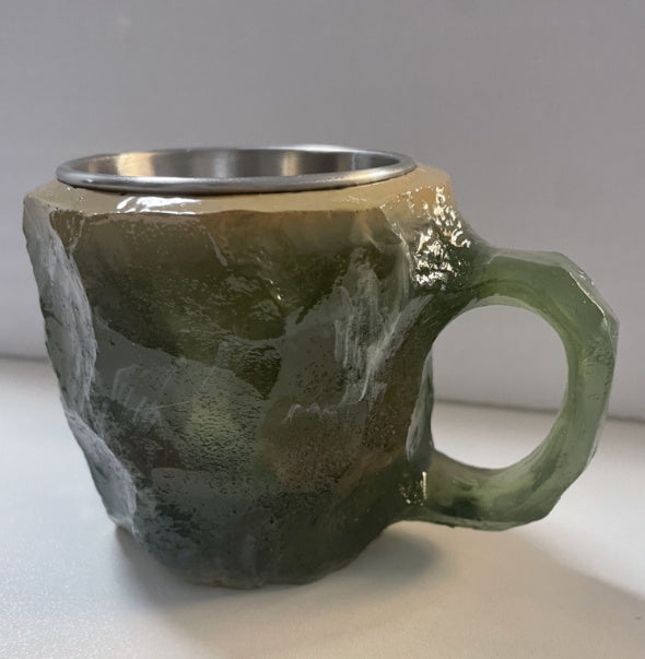 Crystal Gemstone Mug – Handcrafted 3D Mineral Coffee Cup for Unique Home Style