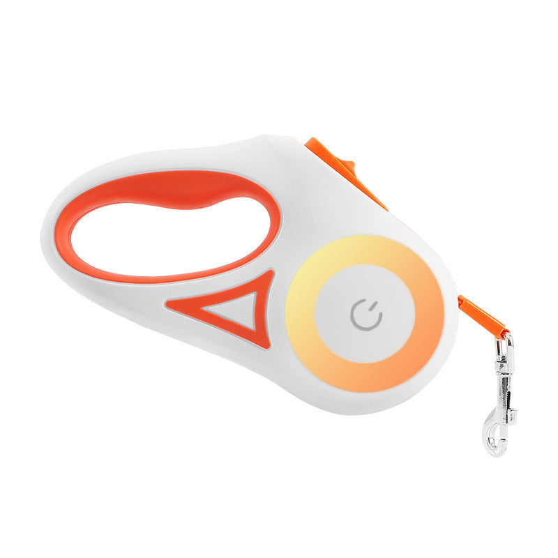 Luxury LED Retractable Leash with Flashlight – Safe & Stylish Walks for Dogs & Cats