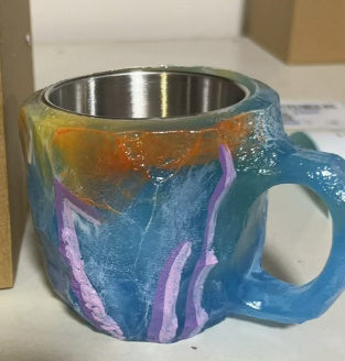 Crystal Gemstone Mug – Handcrafted 3D Mineral Coffee Cup for Unique Home Style