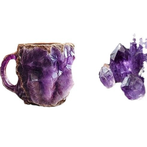 Crystal Gemstone Mug – Handcrafted 3D Mineral Coffee Cup for Unique Home Style
