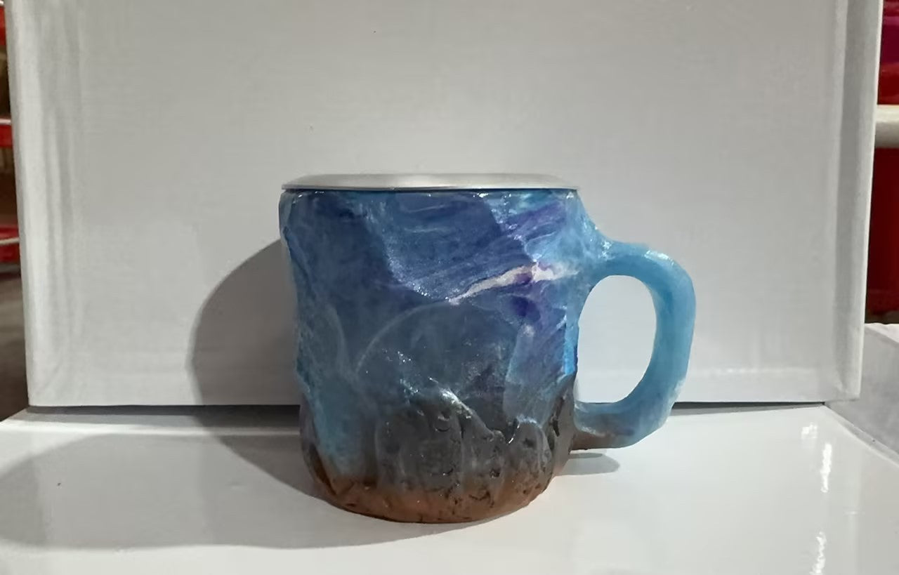 Crystal Gemstone Mug – Handcrafted 3D Mineral Coffee Cup for Unique Home Style
