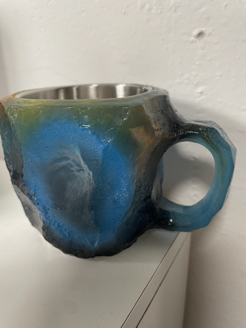 Crystal Gemstone Mug – Handcrafted 3D Mineral Coffee Cup for Unique Home Style