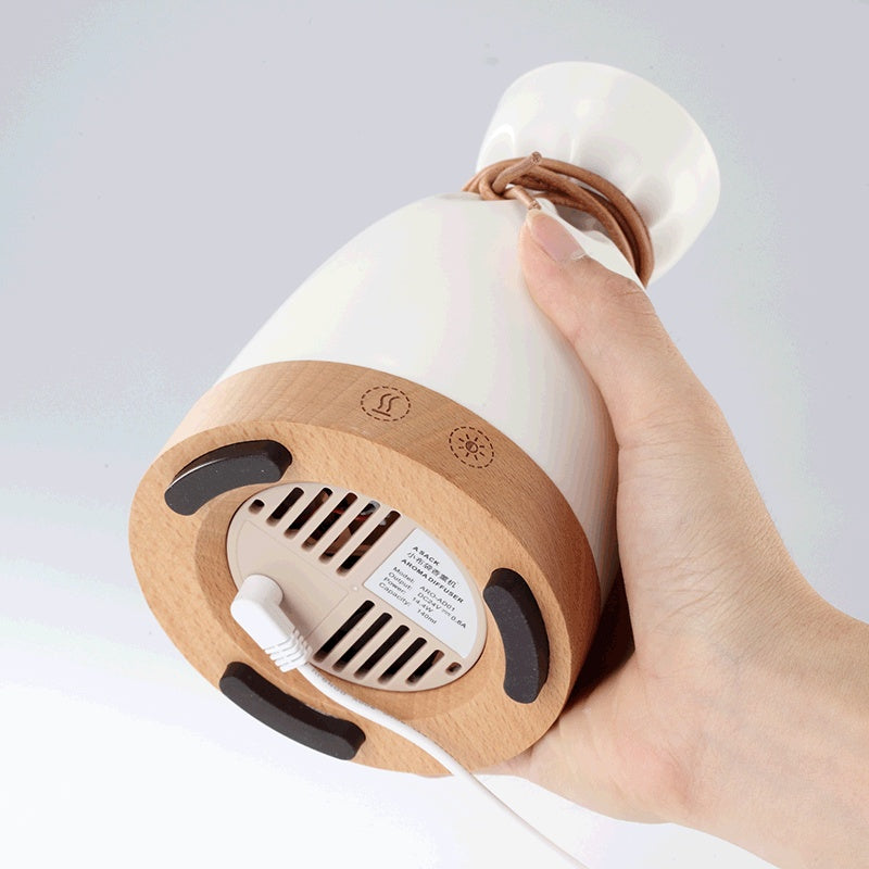 Luxury Aromatherapy Diffuser Lamp – Essential Oil Humidifier with Soft Ambient Light