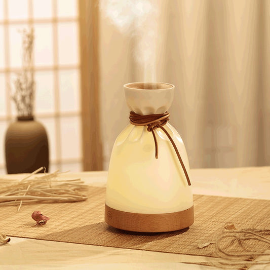 Luxury Aromatherapy Diffuser Lamp – Essential Oil Humidifier with Soft Ambient Light