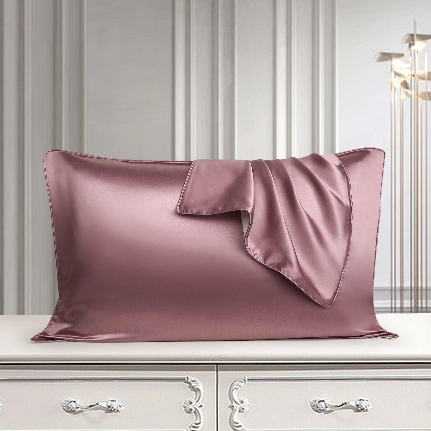 100% Mulberry Silk Pillowcase – Smooth Luxury Bedding Pillow Slip