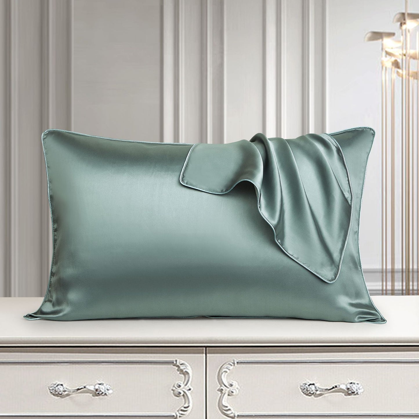 100% Mulberry Silk Pillowcase – Smooth Luxury Bedding Pillow Slip