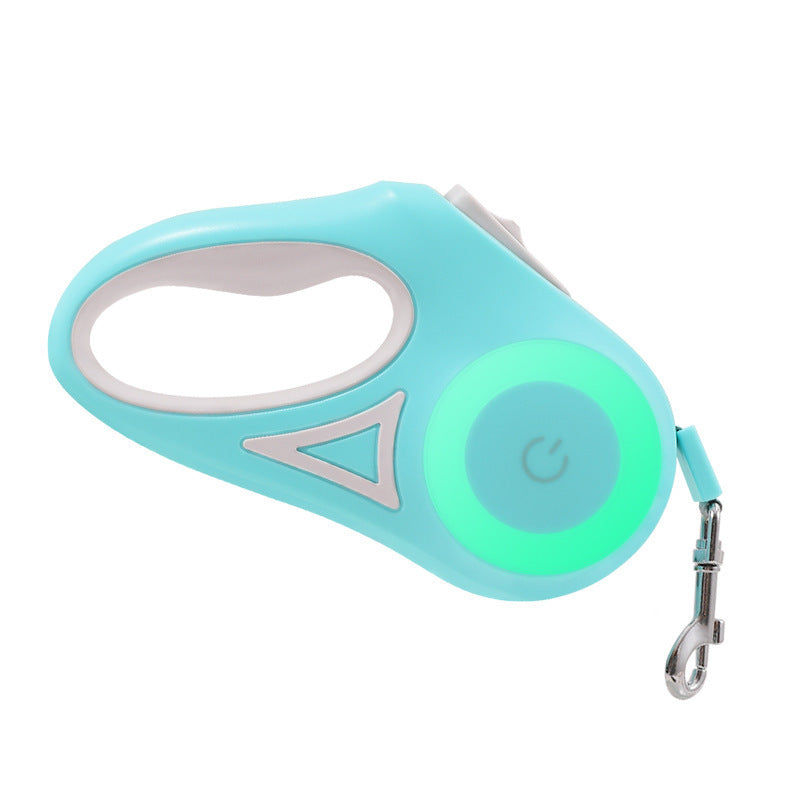 Luxury LED Retractable Leash with Flashlight – Safe & Stylish Walks for Dogs & Cats