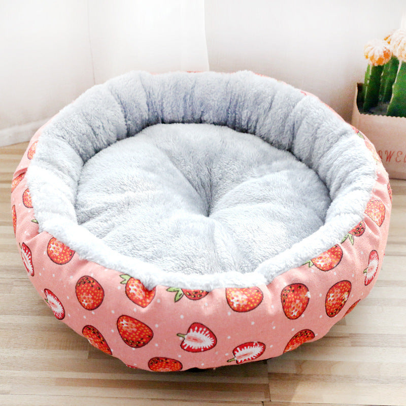 Cozy Plush Pet Bed – Soft & Comfortable Nest for Cats and Small Dogs
