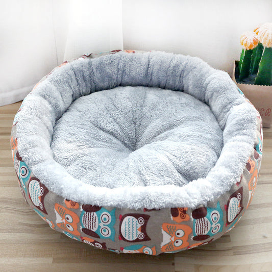 Cozy Plush Pet Bed – Soft & Comfortable Nest for Cats and Small Dogs