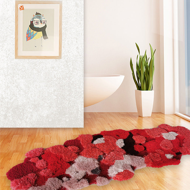 Luxury Wool Area Rug – Handcrafted Floral Design Carpet