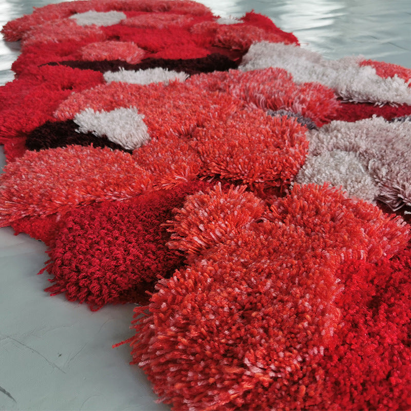 Luxury Wool Area Rug – Handcrafted Floral Design Carpet